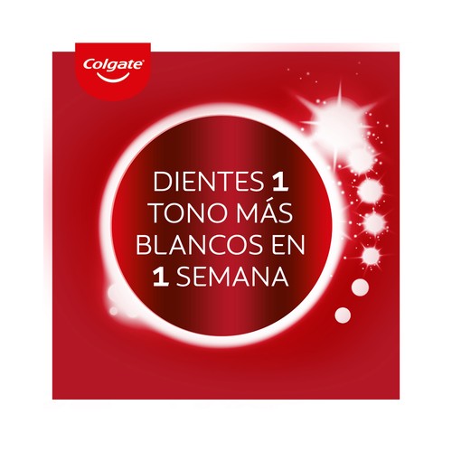 COLGATE Max white one Pasta de dientes con flúor, acción blanqueadora y sabor a menta 2 x 75 ml.