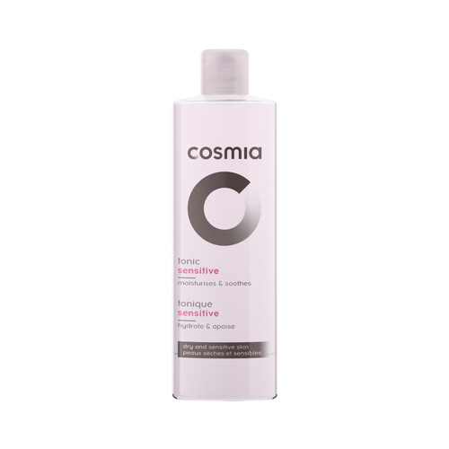COSMIA Tónico con extracto de flores de jazmín para pieles secas o sensibles COSMIA Sensitive 250 ml.