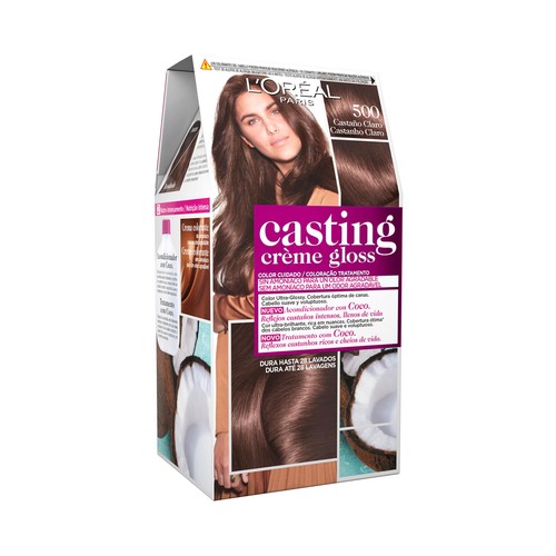 L´ORÉAL PARIS Casting créme gloss Baño de color tono 500 Castaño claro.