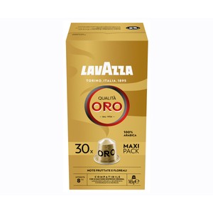 Café Cápsulas Qualita Oro 30 uds. Intensidad 8/13 165 g.