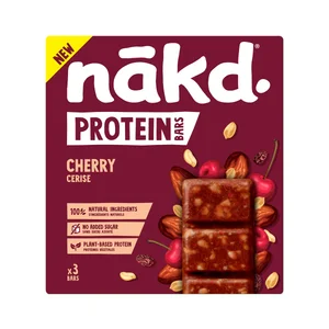 NAKD Barritas de proteína sabor a cereza 3 uds. 45 g.