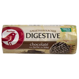 PRODUCTO ALCAMPO Galletas Digestive con chocolate PRODUCTO ALCAMPO 300 g.