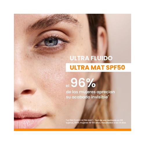 THERMALE AVÉNE Fluido solar matificante con FPS 50+ (muy alto), para pieles normales a mixtas 50 ml.