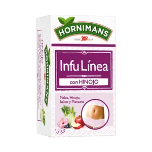 HORNIMANS Infusión infu linea de manzana, malva y saúco 20 uds. 30 g.