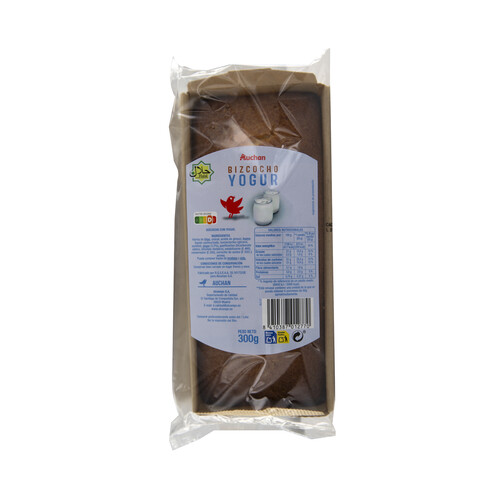Bizcocho con yogur PRODUCTO ALCAMPO 300 g.