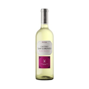 Vino blanco semidulce con D. O. Ca. Rioja botella 75 cl.