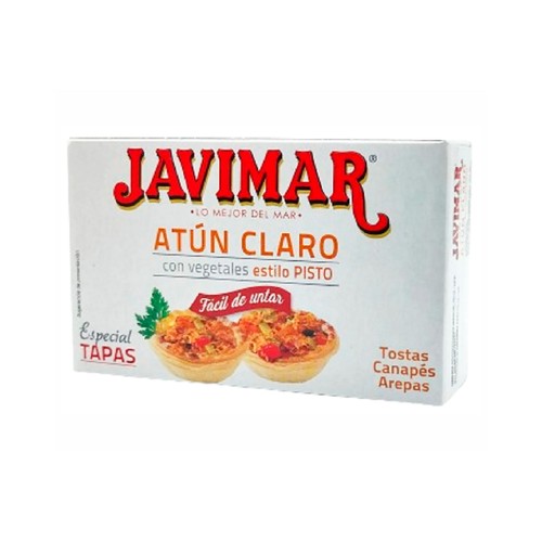 JAVIMAR Atún claro estilo pisto con vegetales 72 g.