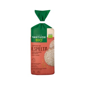 SANTIVERI Tortitas de espelta ecológicas 100 g.