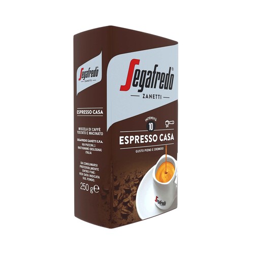 SEGAFREDO Café molido espresso intenso (I10) 250 g.