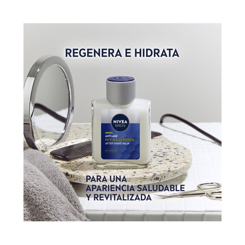 NIVEA Men anti-age hyaluron After shave con antiedad con ácido Hialurónico 100 ml.