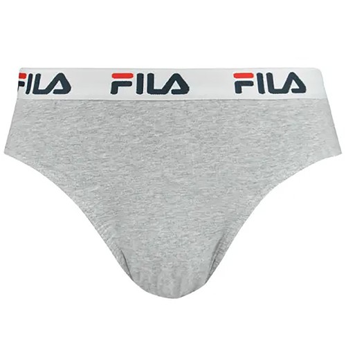 Pack 2 slip FILA, color gris, talla XXL