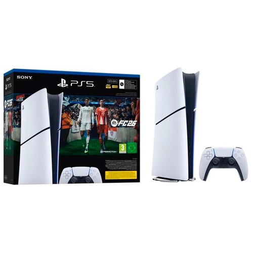 Consola PS5 Slim Digital + EA Sports FC26 CODE, PLAYSATION
