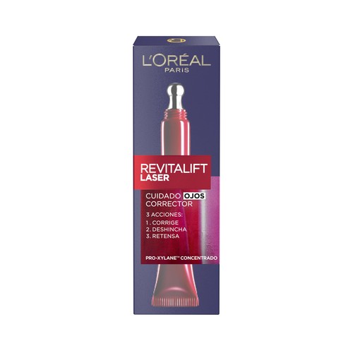 L´ORÉAL PARIS Revitalift laser 5 ml Contorno de ojos antiedad con Pro-xylane.