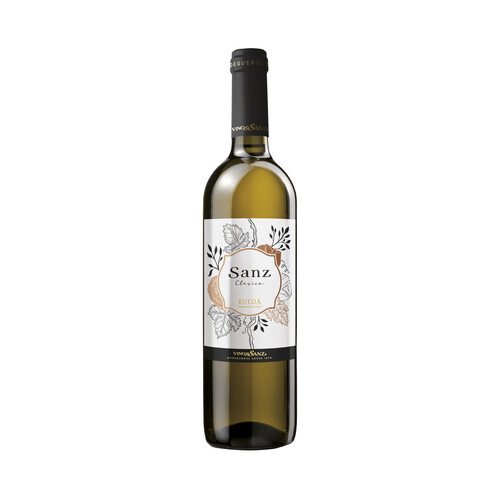 SANZ Clásico Vino blanco con D.O. Rueda botella 75 cl.