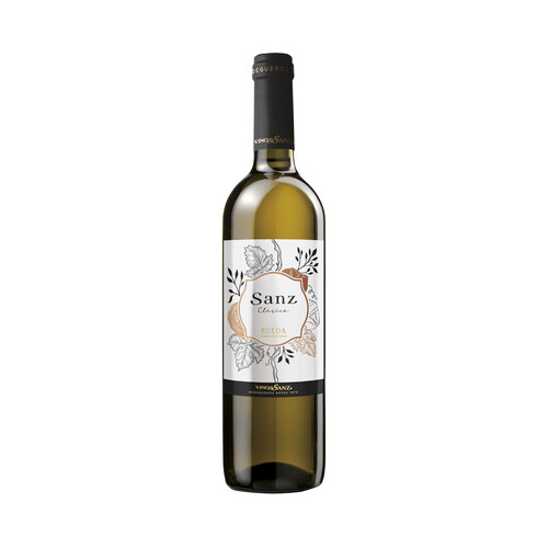 Alcampo SANZ Clásico Vino blanco con D.O. Rueda botella 75 cl