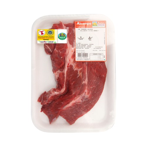 ALCAMPO CULTIVAMOS LO BUENO Filetes 1ª B de aguja de ternera con IGP Ternera Gallega