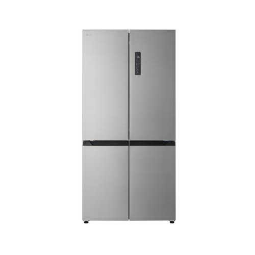 Frigorífico americano inox 190cm LG GMM42PYBEH antihuellas, no frost, clasificación energética: E, H: 190cm A: 90,5cm, F: 67,3cm, capacidad total: 600L.