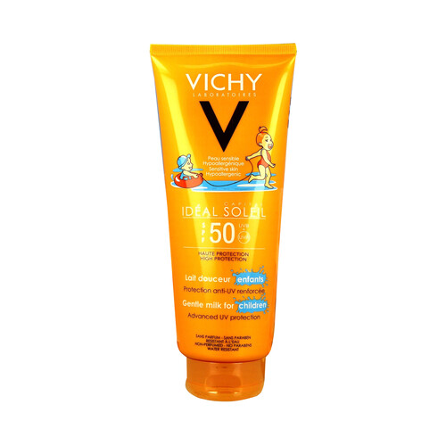 VICHY Leche solar especial para niños con FPS 50 VICHY Ideal soleil.
