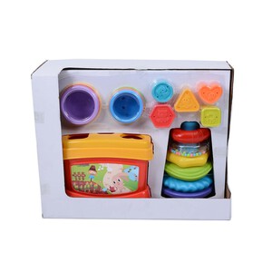 Imagen de Conjunto de actividades infantil, set de formas, ONE TWO FUN ALCAMPO.