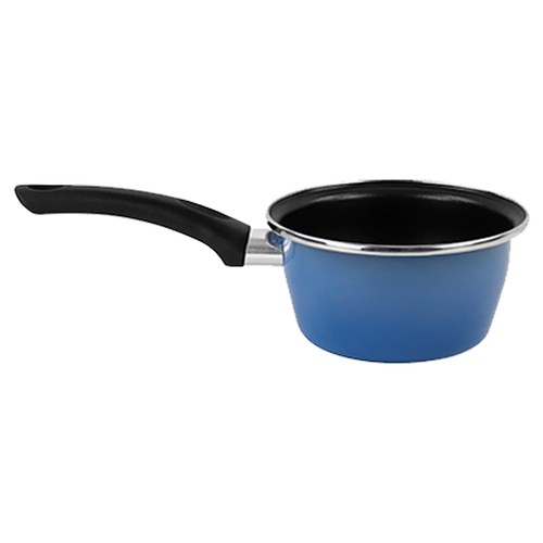 Cazo acero esmaltado, azul, de 16cm, MAGEFESA.