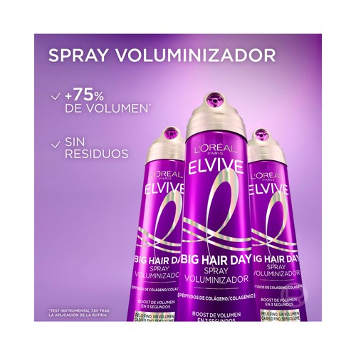 ELVIVE Spray voluminizador para cabellos finos y sin volumen 200 ml.
