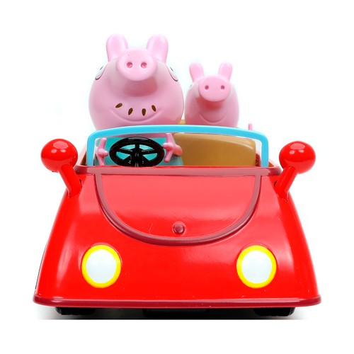 Coche descapotable radicontrol con muñecos PEPPA PIG.