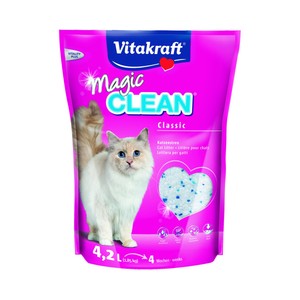 Magic clean Arena de sílice para gatos 4,2 l. 1,85 kg.