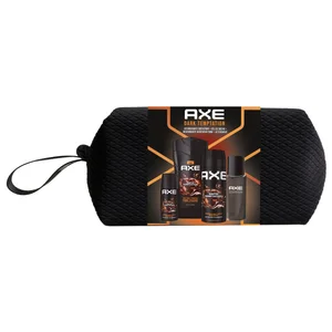 AXE Dark temptation Neceser con productos para la higiene masculina.