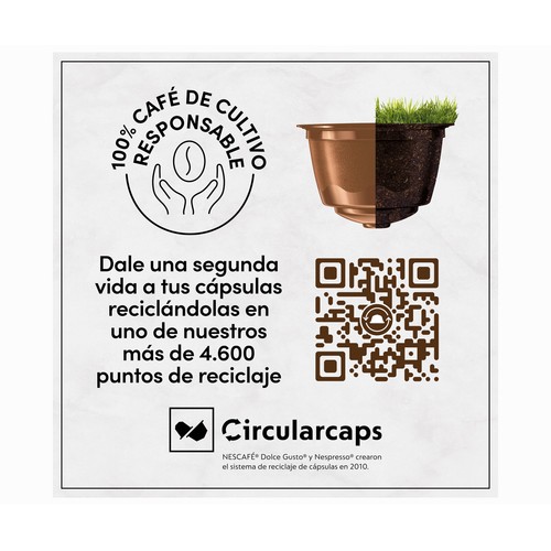 NESCAFÉ DOLCE GUSTO Café en cápsulas con leche Delicato I5,16 uds.