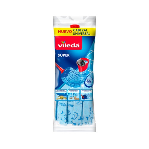 Fregona Super +30% Microfibras VILEDA 1 uds.