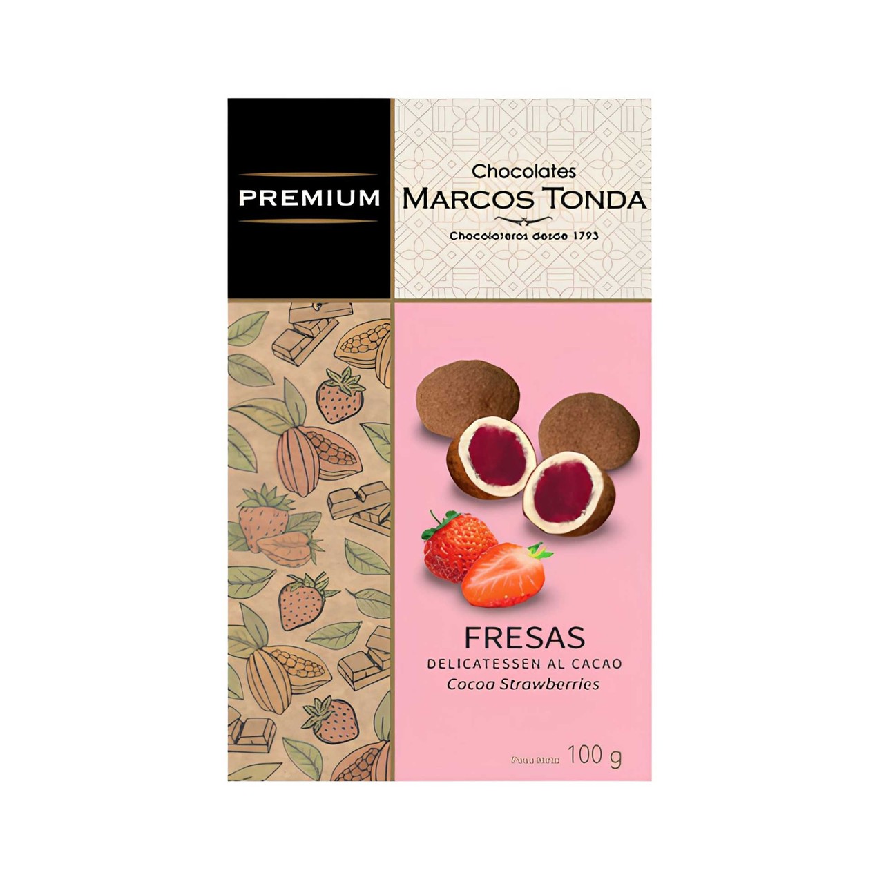 MARCOS TONDA Fresas delicatessen al cacao 100 g. - Alcampo Tu ...
