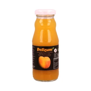 DELIZUM Zumo de melocotón ecológico DELIZUM botella de 20 centilitros