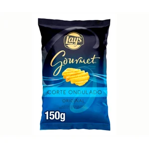LAY'S Patatas fritas gourmet wavy sal 150 g.