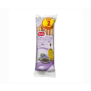 QUELY Palitos pan chia 2 uds.100 gr.