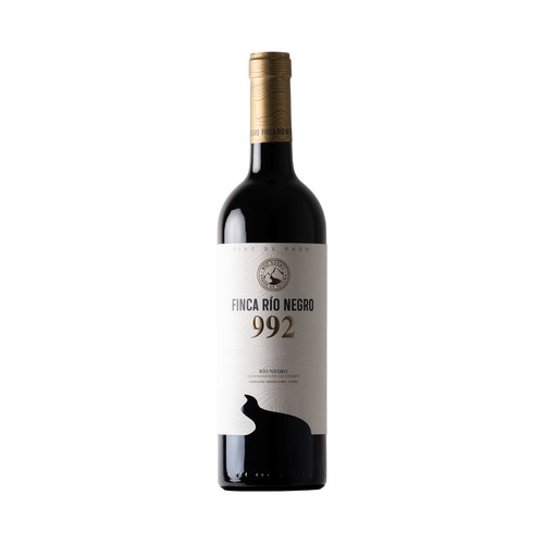 992  Vino tinto con D.O. Rio negro botella de 75 cl.