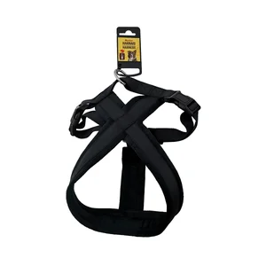 PRODUCTO ALCAMPO Arnés (2.5 cm) de color negro, para perros de tamaño L 40 - 60 cm.