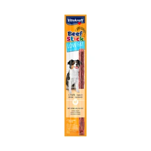 VITAKRAFT Snack de perro low fat beef- stick 12g