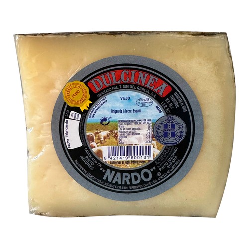 DULCINEA Queso oveja viejo nardo 1/4 700 g.