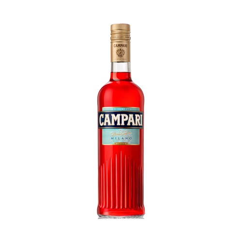 Bitter con alcohol CAMPARI botella de 70 cl.