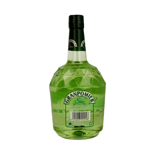 GRANPOMIER Licor de manzana verde sin alcohol GRANPOMIER botella de 70 cl.