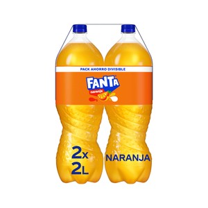 FANTA Refresco de naranja pack de 2 botellas x 2 l.