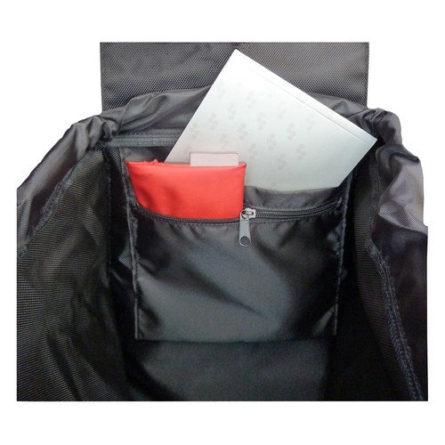 Carrito para la compra plegable de aluminio, 6 ruedas, 3 bolsillos, 43 litros, color azul, Logis Tour ROLSER.
