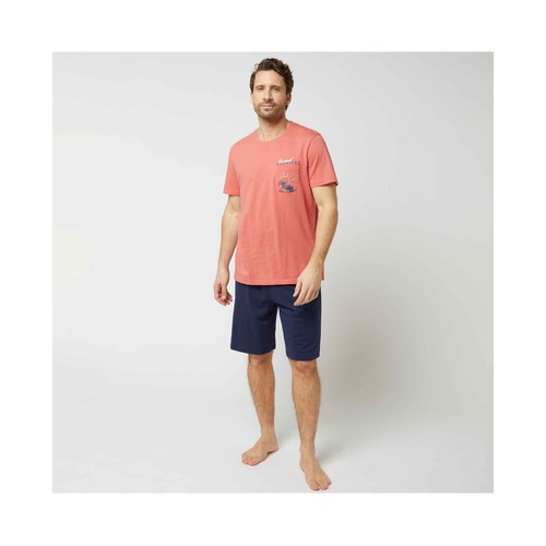 Pijama de algodón para hombre INEXTENSO, talla XL.