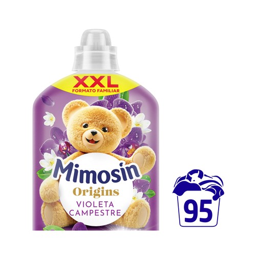MIMOSIN Origins Suavizante concentrado con aroma a violeta campestre 95 lavados.