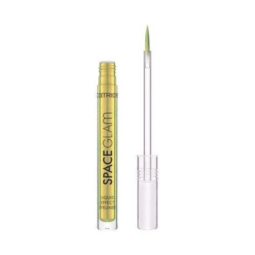 CATRICE Space glam tono 020 Galatic glitter limón a dorado brillante Eyeliner de larga duración.