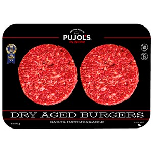 Imagen de PUJOL´S Burger meat de vaca gallega madurada (+ 30 días) 2 x 150 g.