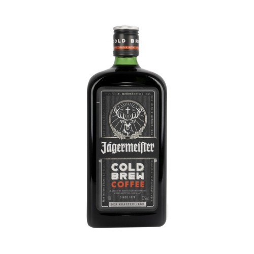 JÄGERMEISTER Cold brew coffe Licor de hierbas alemán con un suave toque de café botella de 70 cl.