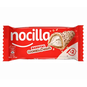 NOCILLA Barrita de cookies & cream 2 unds 43 gr.