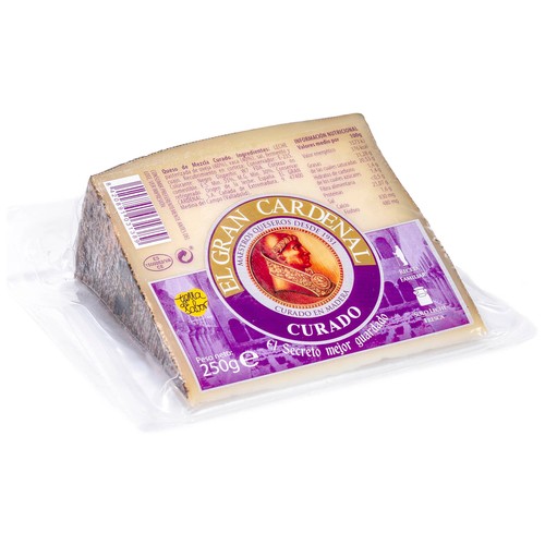 EL GRAN CARDENAL Queso curado mezcla GRAN CARDENAL 250 g.