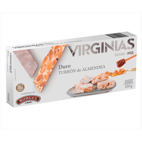 VIRGINIAS Turrón duro almendra 150 g.